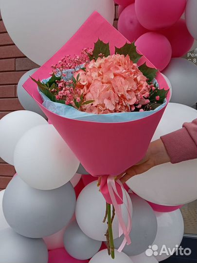 Букет гортензий