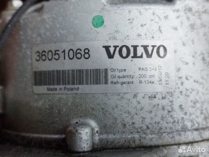 Компрессор кондиционера Volvo Xc90 B6324S