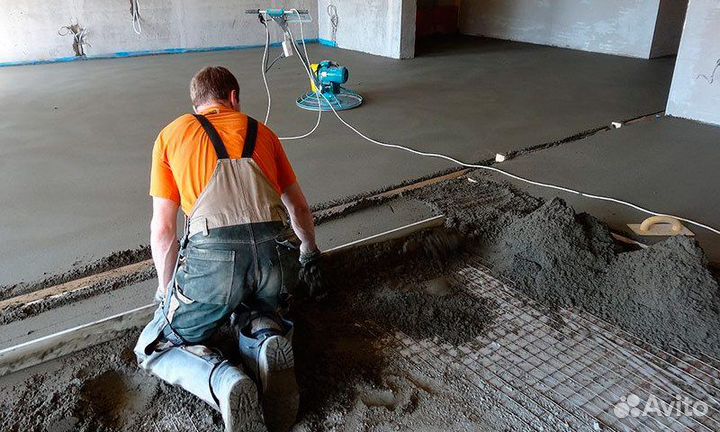 Полусухая стяжка пола