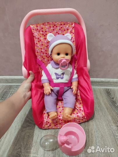 Игровой набор кукла пупс с люлькой