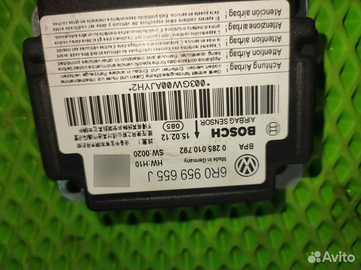 Блок управления AIR BAG Volkswagen Polo 2012