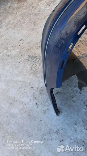 Задний бампер Chery m11 синий