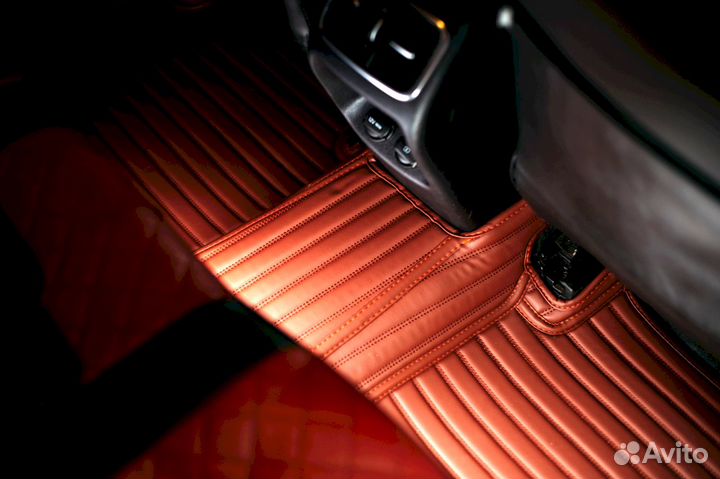 3D коврики из экокожи Land Cruiser Prado