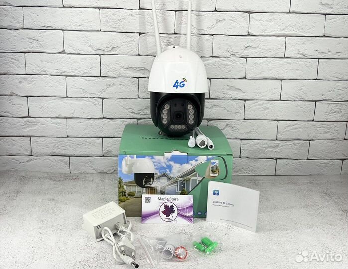 Камера видеонаблюдения уличная с симкартой 4 g