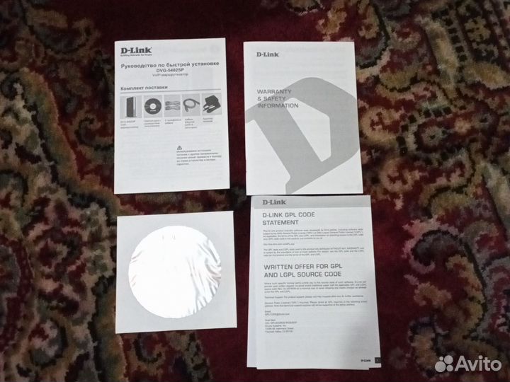 Маршрутизатор d link DVG 5402SP