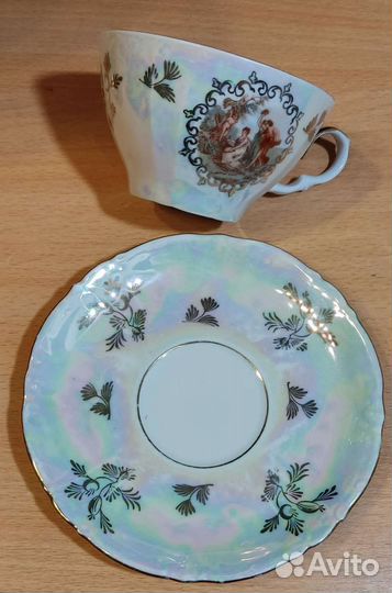 Мадонна Золотая шишка Сахарница, чайные пары Кахла