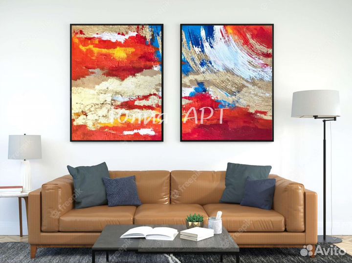 Картина в интерьер современная Абстракция