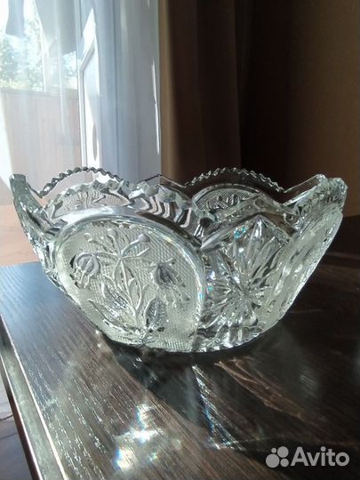 Хрустальная ваза (салатник) СССР