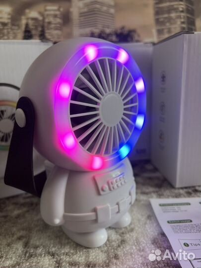 Мини вентилятор ночник