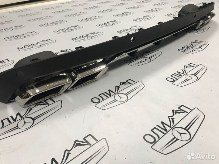 Диффузор AMG 6.3 насадки на Mercedes w205 classic