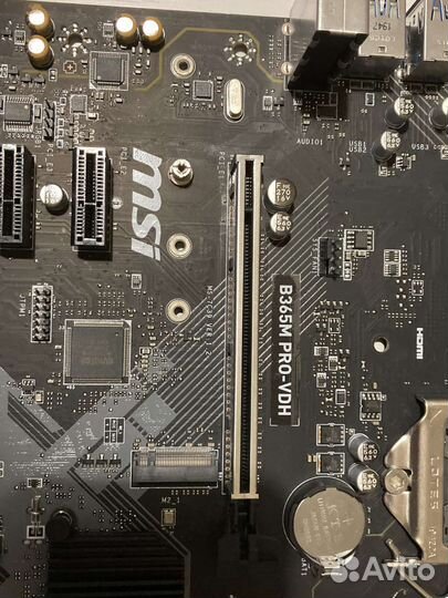 Материнская плата MSI B365M с процессором i5 9400f