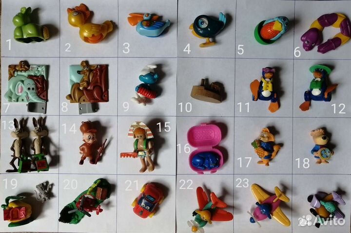 Игрушки Kinder Surprise из 90х Обмен Продажа