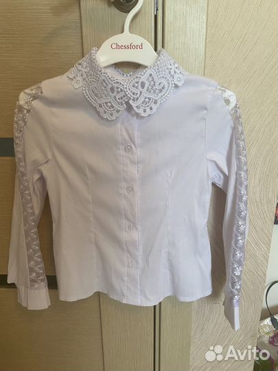 Школьная блузка 128