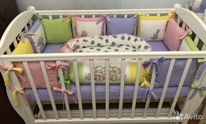 Бортики в кроватку