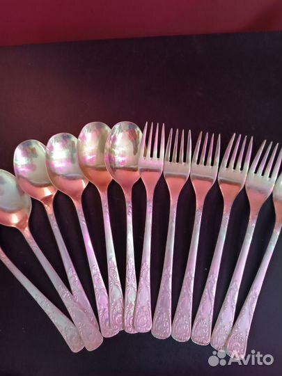 Ложки и вилки мельхиоровые СССР