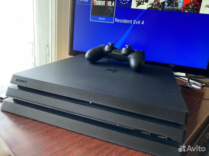 Sony PS4 Pro 1Tb прошитая 9.00 1Tb 7218B