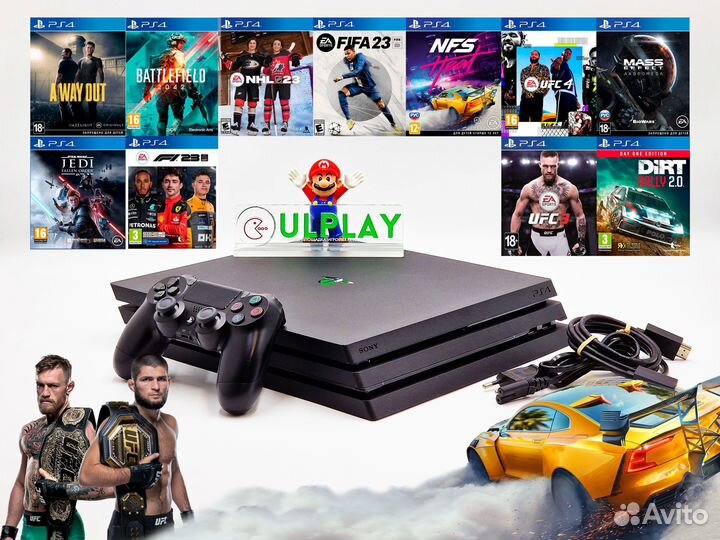 Sony PS4 PRO 1TB + 40 игр