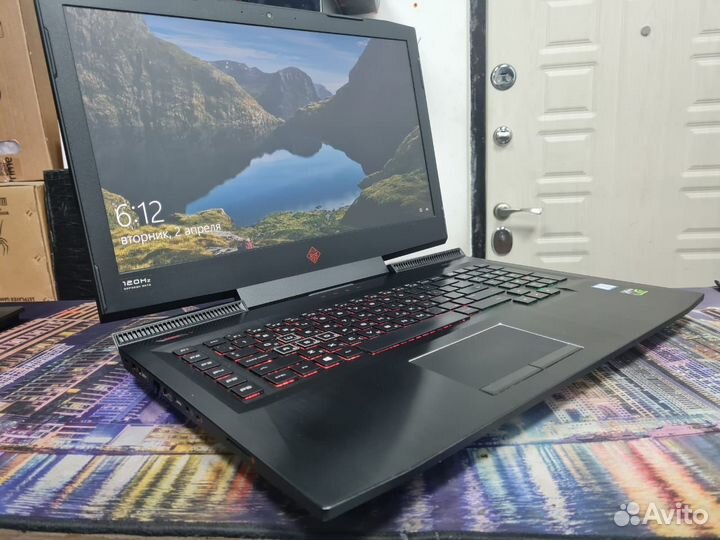 HP omen i5-8300H 16gb SSD+HDD GTX 1060 6gb 17.3
