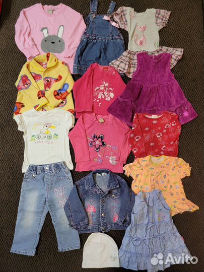 Вещи для девочки пакетом 2-3 года