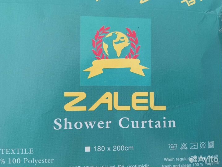 Штора для ванной тканевая