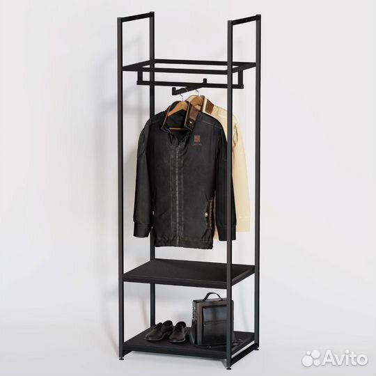 Стеллаж для одежды в стиле Лофт A1760-08-чч