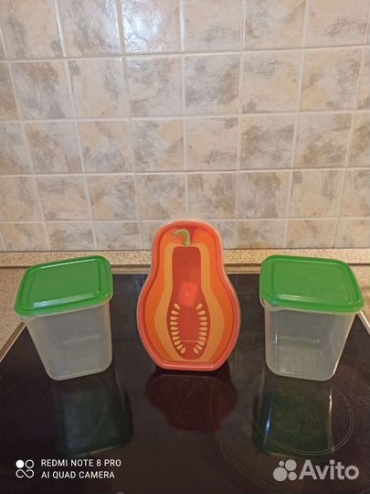 Контейнер пластиковый IKEA и Tupperware, шейкер