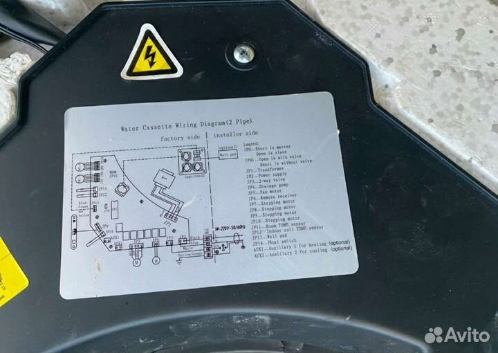 Фанкойл кассетный двухтрубный Electrolux EFG-135