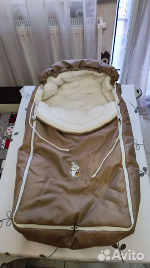 Зимний конверт в коляску