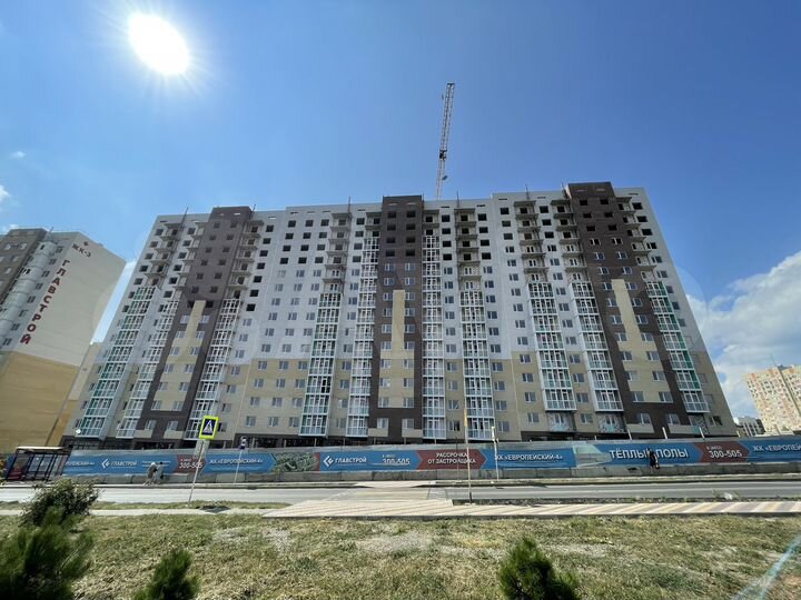 2-к. квартира, 57,6 м², 11/15 эт.