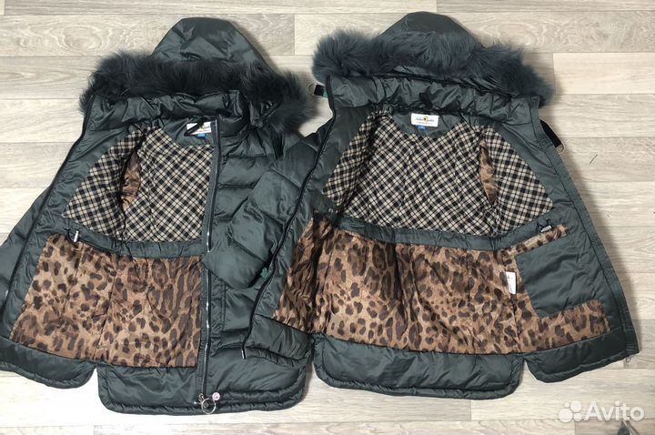 Пуховик зимний для девочки 122