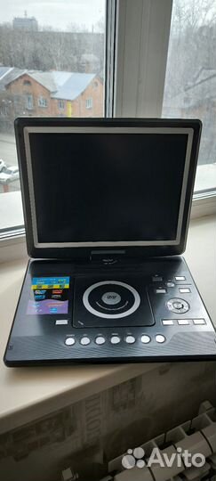 Портативный телевизор, видеопроигрыватель dvd