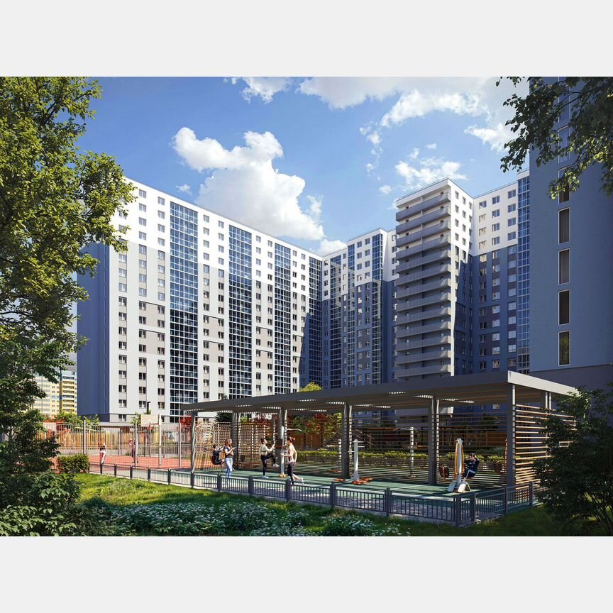 1-к. квартира, 47 м², 8/19 эт.