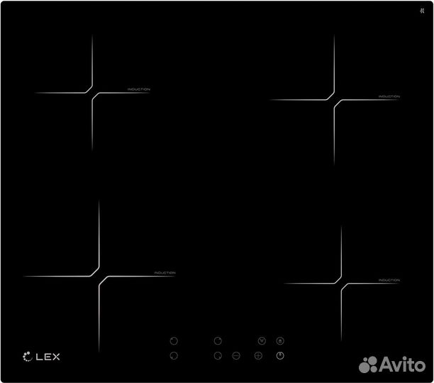 Индукционная варочная панель Lex HI 6040 BL