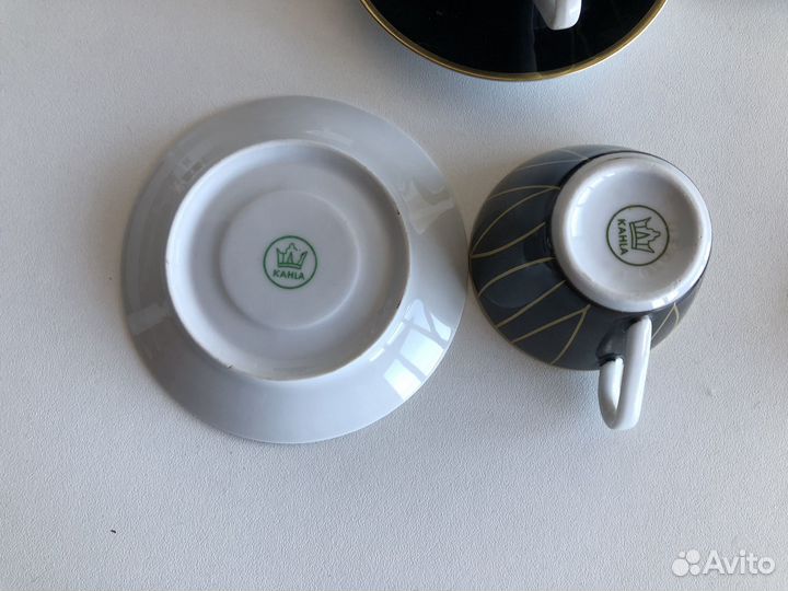 Винтажный кофейный сервиз Kahla. гдр