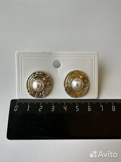 Серьги жемчуг
