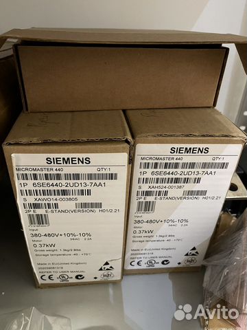 Модуль siemens 6SE6440-2UD13-7AA1