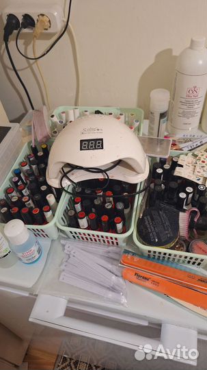 Набор для ногтей и ресниц бу