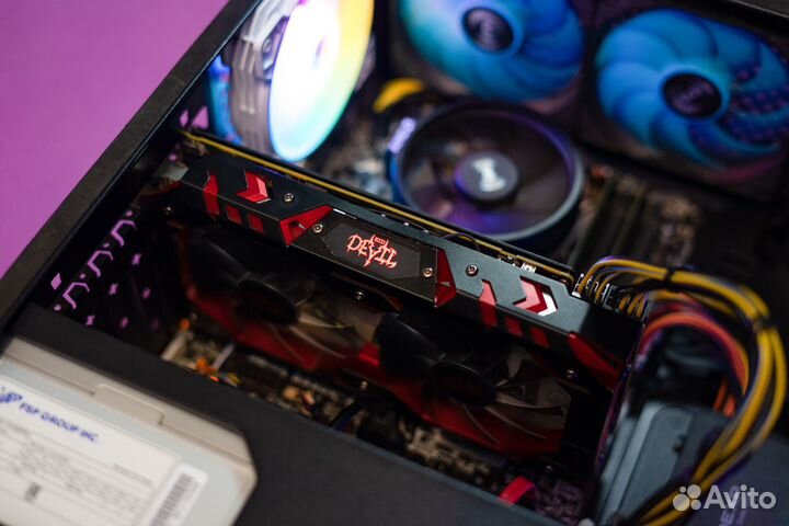 Игровой комплект (Ryzen 5, RX580 8GB, HP 24