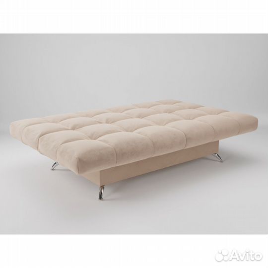 Диван «Клик-кляк» ППУ - Кремовый (велюр)
