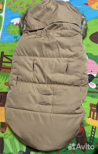 Конверт для малыша в коляску/санки dearest бежевый