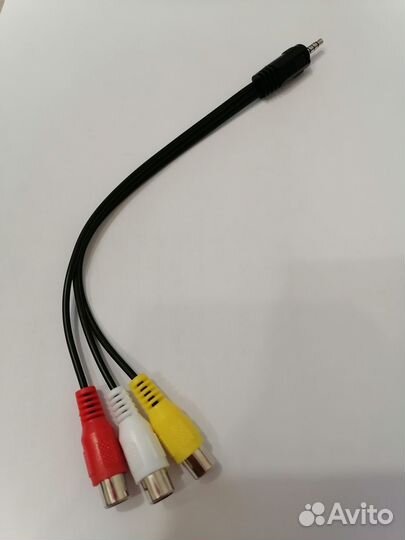 Кабель тюльпан переходник mini jack 3.5 - rca