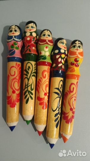 Карандаши и ручки матрешка
