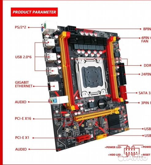 Комплект X79 2650V2 16 GB