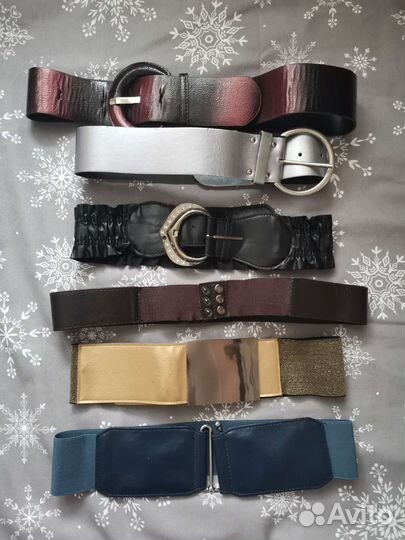 Широкие пояса, ремни