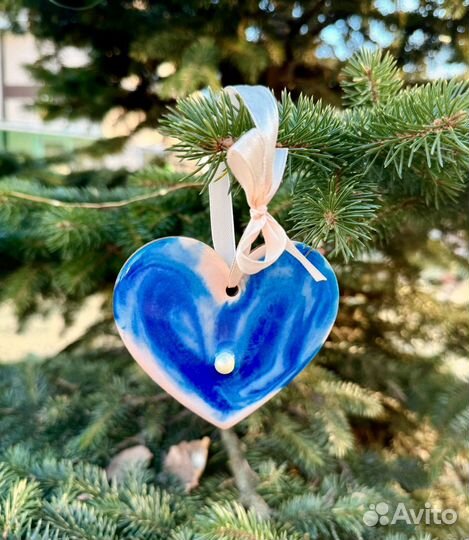 Елочные игрушки из эпоксидной смолы