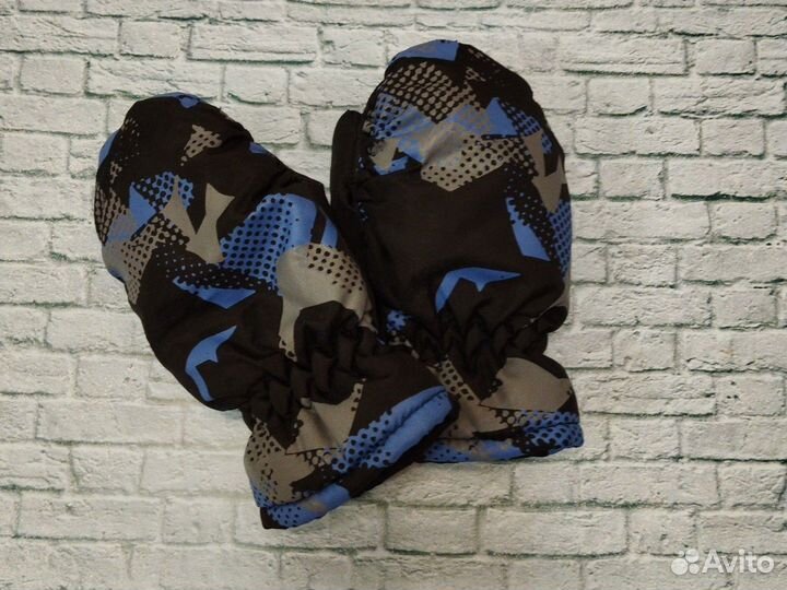 Варежки на 3-4 года