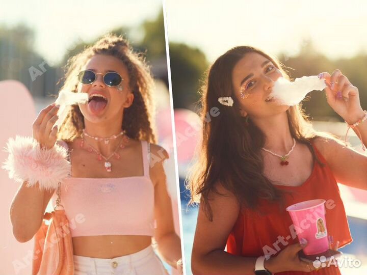 Аренда тележки с сладкой ватой