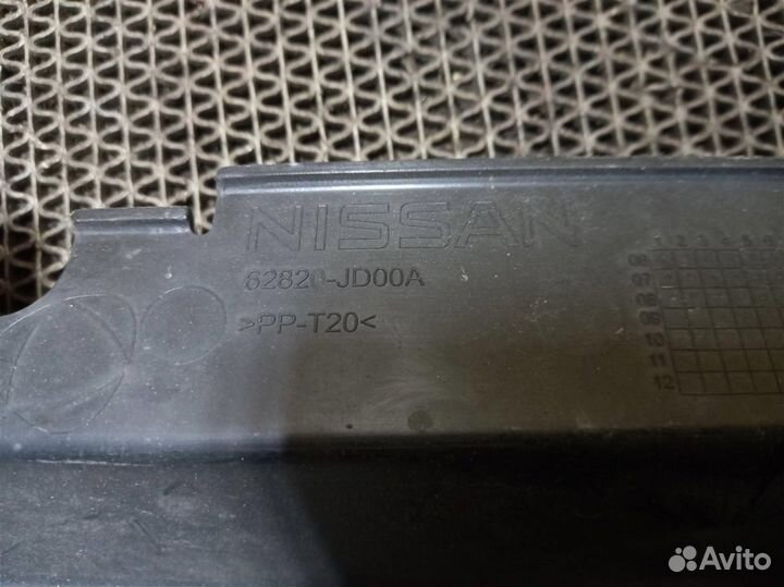 Дефлектор радиатора nissan qashqai J10