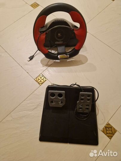 Руль Logitech Wingman force Feedback, Trustmaster