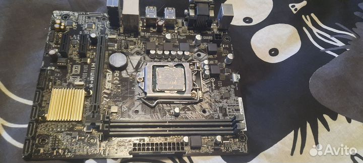 Мат.плата +проц. asus h110 + Intel pentium g4560